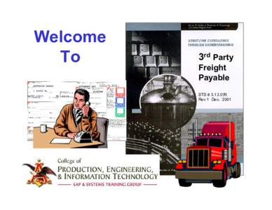 Welcome To 3rd Party Freight Payable