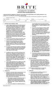 Microsoft Word[removed]Housing Agreement.doc