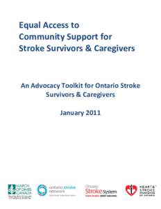 Stroke Survivor Support Group Advocacy Workshop: June 14, 2010