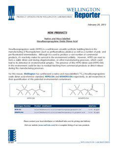 Fluoropolymer / Propanoic acid / Hexafluoropropylene / Fluorine / Chemistry / Organofluorides / Hexafluoropropylene oxide