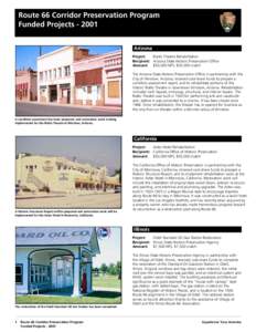 Cultural heritage / Route 66 Association / National Register of Historic Places / State Historic Preservation Office / Aztec Motel / National Historic Preservation Act / Designated landmark / Historic preservation / Architecture / Cultural studies