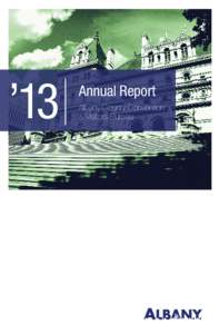 ’13  Annual Report Albany County Convention & Visitors Bureau