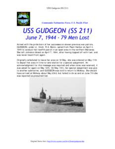 Watercraft / USS Gudgeon