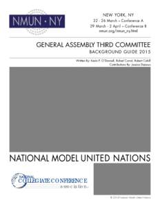 NMUN-NY 2015 Background Guide - GA 3