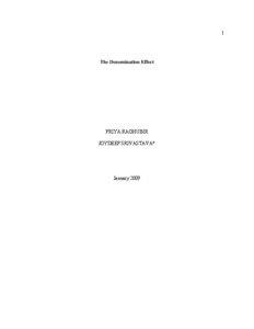 Modern history / Social psychology / Currency / Economy of Europe / Large denominations of United States currency / United States dollar / Self control / Inflation / Deutsche Mark / Behavioral finance / Consumer behaviour / Denomination effect