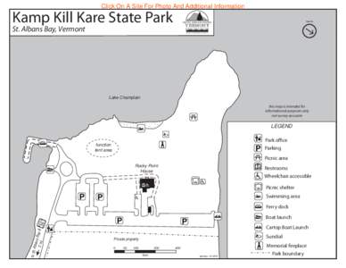 Click On A Site For Photo And Additional Information  Kamp Kill Kare State Park North