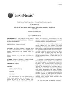 Page 1  Marla Liston, Plaintiff-Appellant, v. Tamara Pyles, Defendant-Appellee. No. 97APF01-137 COURT OF APPEALS OF OHIO, TENTH APPELLATE DISTRICT, FRANKLIN COUNTY