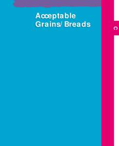 C  Acceptable Grains/Breads  APPENDIX C