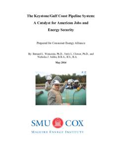 The Keystone/Gulf Coast Pipeline System: A Catalyst for American Jobs and Energy Security Prepared for Consumer Energy Alliance