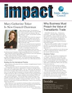 November[removed]impact Mary Catherine Toker Is New Council Chairman Mary Catherine Toker, vice president of
