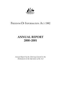 Disc from PMC website info - FOI - FOI annual report[removed]PDF