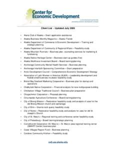 Arctic Ocean / West Coast of the United States / Western United States / Kodiak Island / Tanana Chiefs Conference / Feasibility study / Geography of Alaska / Geography of the United States / Alaska