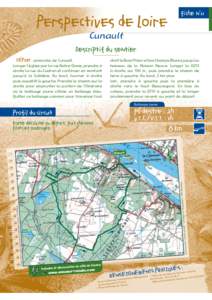 Fiche n°11  Perspectives de Loire Cunault Descriptif du sentier DÉPART : prieurale de Cunault.