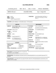 GLUTARALDEHYDE  O=CH(CH2)3CH=O