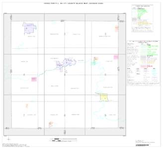 INDEX FOR P.L[removed]COUNTY BLOCK MAP (CENSUS[removed]INDEX MAP LEGEND SYMBOL NAME STYLE