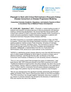 Microsoft Word - Pharsight Collaborates with Critical Path Institute_FINAL.doc