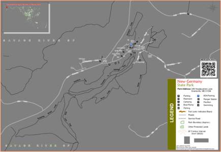 ®  Location of New Germany State Park C h u rch