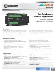 COMPONENT  CR6 Series Measurement and Control Datalogger