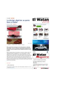 Le#design#algérien#se#porte#bien#à#Dubaï#5#Culture#5#El#Watan  h:p://elwatan.com/culture/le5design5algerien5se5porte5bien... Archives