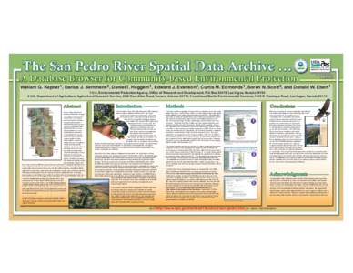 The San Pedro River Spatial Data Archive