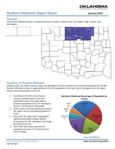 Northern Oklahoma Region Report  January 2015 Overview