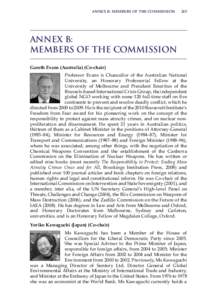 annex b: members of the commission  265 Annex B: members of the commission