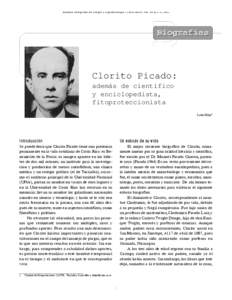 Manejo Integrado de Plagas y Agroecolog’a (Costa Rica) No. 64 p[removed] , [removed]Clorito Picado: