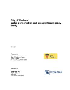 Microsoft Word - Weslaco Water Conservation Study, v2.doc