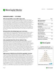 MicroCapital Monitor  JULY 2011 |