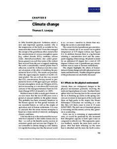 Effects of global warming / Climate history / Climate change / Global warming / Extinction risk from global warming / IPCC Fourth Assessment Report / Conservation biology / Biodiversity / Habitat destruction / Environment / Earth / Biology