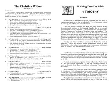 Seventy Disciples / Paul the Apostle / Pastoral epistles / First Epistle to Timothy / Saint Timothy / Saint Titus / Elder / New Testament / Pauline epistles / Christianity / Anglican saints / Book of Acts