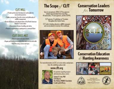 Conservation / Ecology / Hunting / Conservation movement / Conservation biology / Wildlife management / Biology / Wildlife / Environment