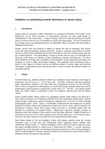 Microsoft Word - sheet1-acoustic disturb marine fauna Jan 02.doc