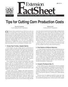 FactSheet Extension AGF[removed]Horticulture and Crop Science, 2001 Fyffe Court, Columbus, OH 43210