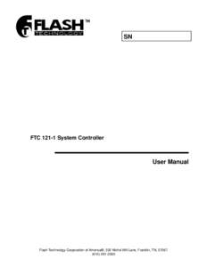 SN  FTCSystem Controller User Manual