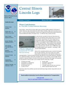 Central Illinois Lincoln Logs National Weather Service Lincoln, Illinois Volume 14, Issue 4