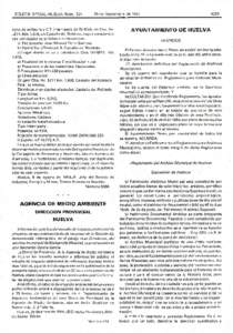 BOLETIN OFICIAL.-HUELVA Núm[removed]zona de avifauna y C.T. intemperie de 50 KVA, en Ctra. Hv5211, Km. 1,800, en Castaño del Robledo, cuyas característi­ cas principales se señalan a continuación: a) Peticionario: Jo