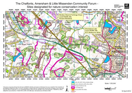 The Chalfonts, Amersham & Little Missenden Community Forum Sites designated for nature conservation interest
