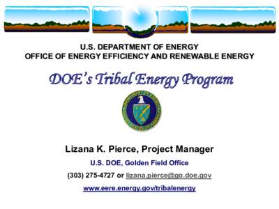 DOE’s Tribal Energy Program