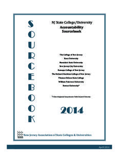 NJ State College/University Accountability Sourcebook The College of New Jersey Kean University