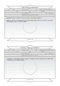 Flaw Finding Examination NO PERCEPTION 8M