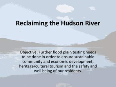 Reclaiming the Hudson River