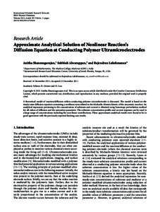 International Scholarly Research Network ISRN Physical Chemistry Volume 2012, Article ID[removed], 12 pages doi:[removed][removed]Research Article