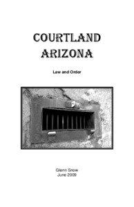 Courtland Arizona Law and Order