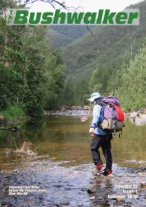 Crossing Coxs River below Mt Thomas Jones, Blue Mts NP Volume 35 Issue 1