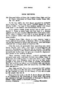 Book Reviews  BOOK REVIEWS Six Thousand Miles of Fence. By Cordelia Sloan Duke and Joe B. Frantz (University of Texas Press, Austin, Texas, 1961. Pp. 231. $4.50).