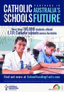 Catholic Australia’s P a r t n e r s i n  Schools Future
