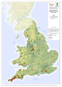 ENGLAND & WALES Natural Environment Phytophthora ramorum Positive Sites Legend