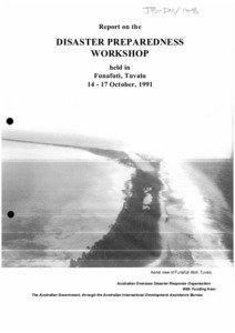 Report on the Disaster Preparedness Workshop held in Funafuti, Tuvalu, 14-17 October, 1991