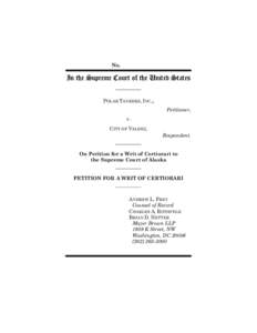 West Lynn Creamery /  Inc. v. Healy / Certiorari / Polar Tankers v. City of Valdez / Law / Appellate review / Supreme Court of the United States